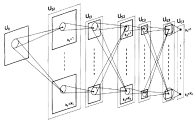 Layers in a neocognitron. (<a href='https://www.rctn.org/bruno/public/papers/Fukushima1980.pdf'>Source</a>)